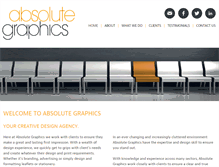 Tablet Screenshot of absolutegraphics.co.uk